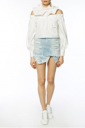 Cropped ruched top, zdjęcie 2 Cropped ruched top od Off White